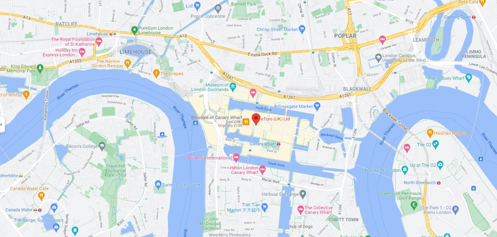 eToro (UK) Ltd. office address in Google Maps